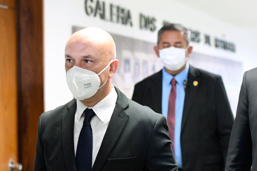 O empresário José Ricardo Santana em sua chegada ao Senado para depor na CPI da Pandemia - 26/08/2021 -