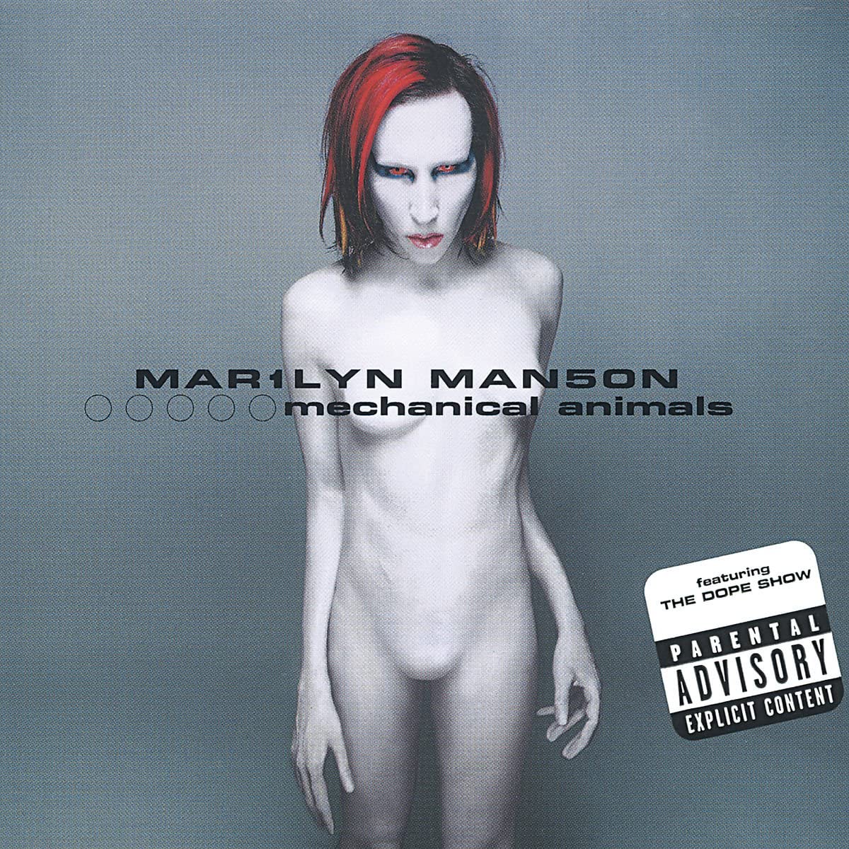 Capa do disco do Marilyn Manson, 'Mechanical Animals'