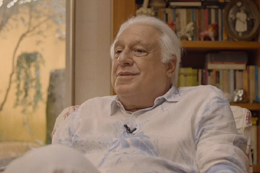 Antônio Fagundes em cena do documentário 'Mis En Scène - A Artesania Artista'