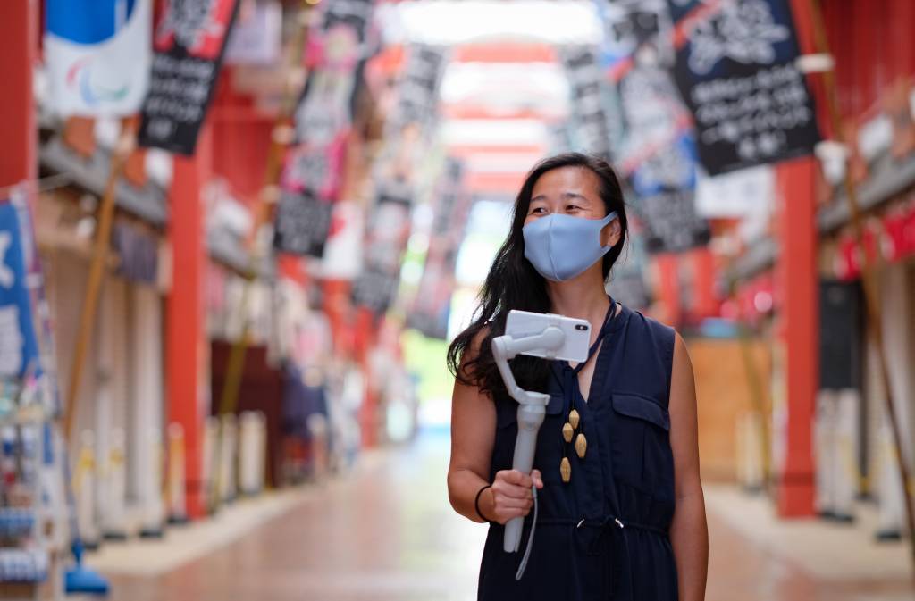 Meg Yamagute, do Mais Japan Tours, é guia de turismo em Tóquio há 8 anos (Carlos Kato)