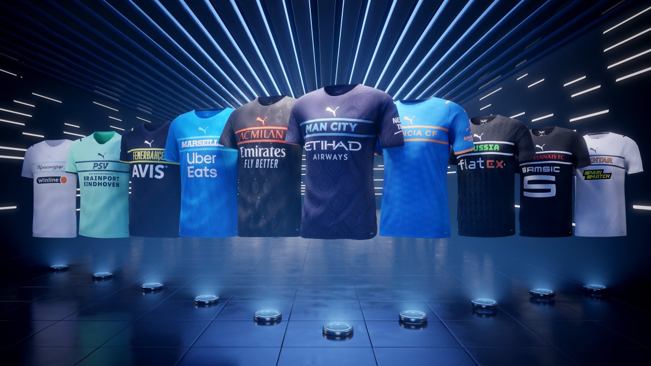 Camisas dos dez clubes que adotarão o novo estilo nesta temporada -
