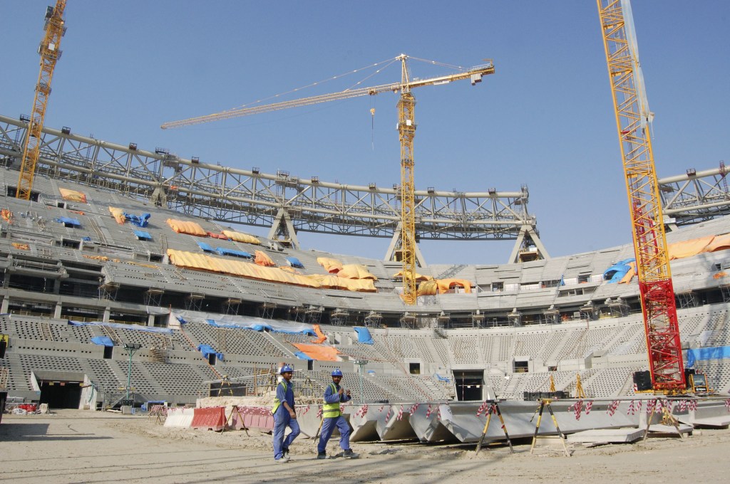 Estádio Lusail, onde será a abertura e a final da Copa do Mundo de 2022, em Doha, Catar. 20/12/2019