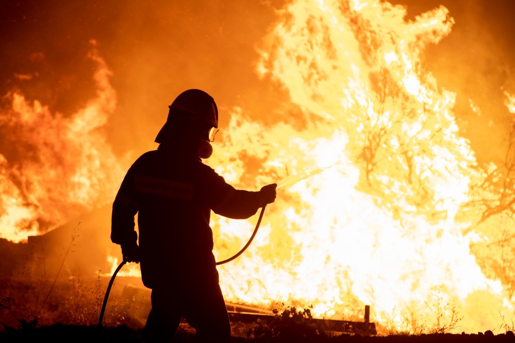 Vila de Kourkouli é atingida por incêndios florestais sem precedentes na Grécia - 05/08/2021