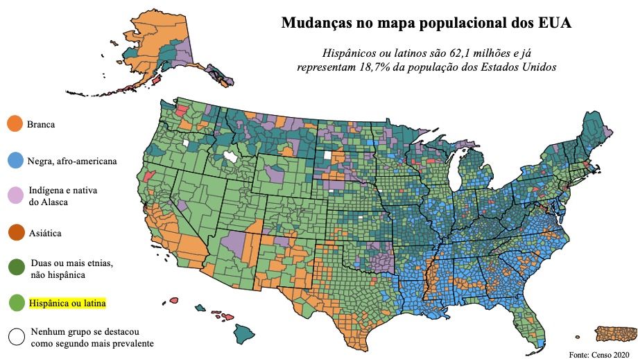 Censo Latinos já representam 18 da população dos Estados Unidos VEJA
