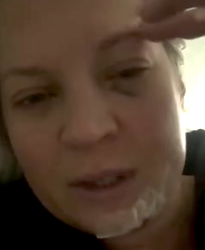 Em vídeo para a família, a deputada Joice Hasselmann mostra machucados após incidente em casa