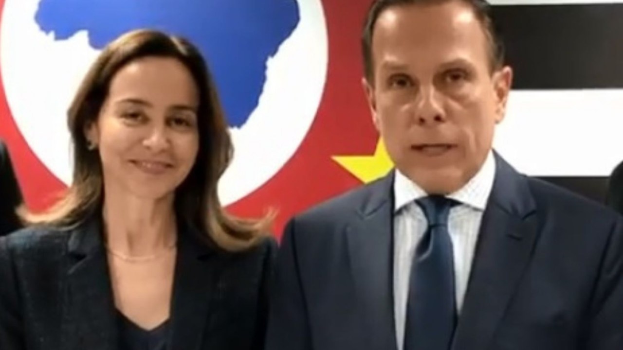 A Procuradora-Geral do Estado de São Paulo, Lia Porto Corona, e o governador paulista, João Doria (PSDB)