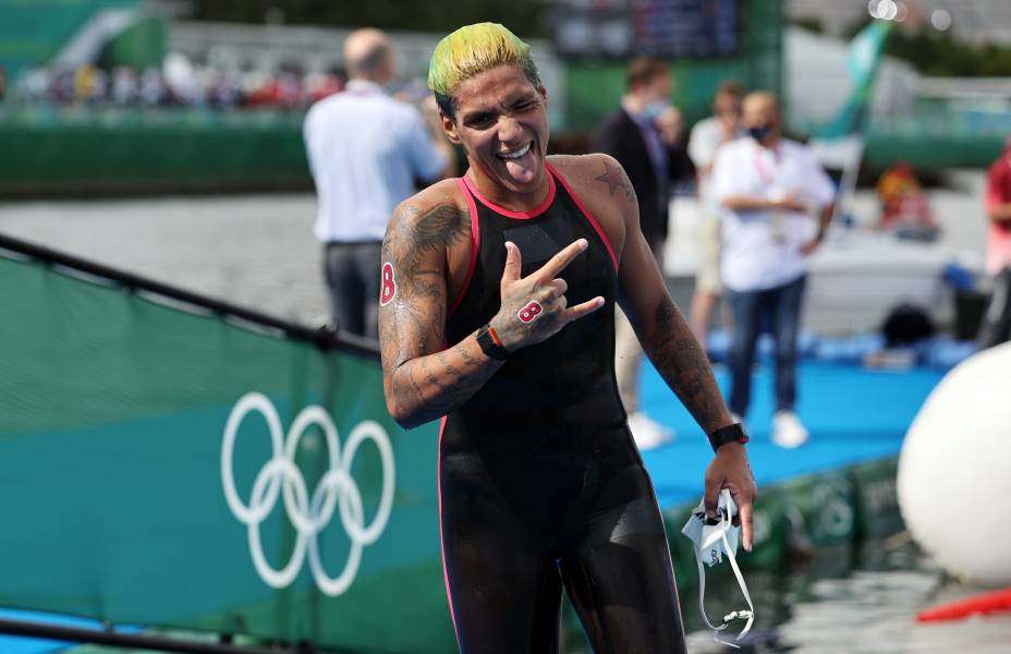 A atleta brasileira Ana Marcela Cunha - A atleta brasileira Ana Marcela Cunha -