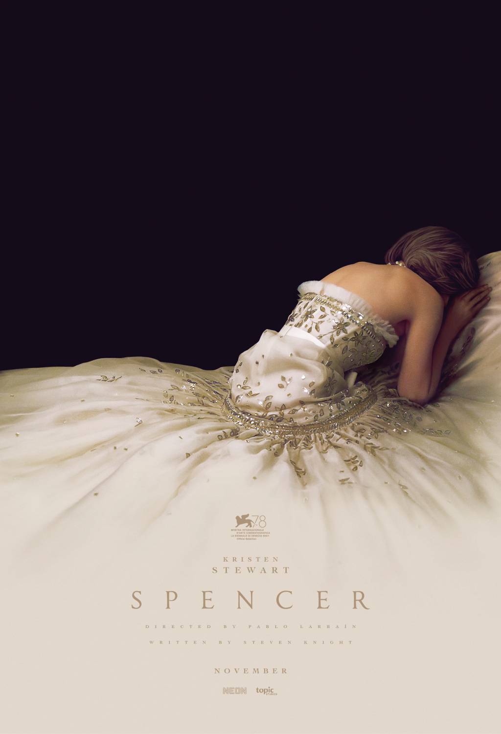 Pôster de 'Spencer', que estrela Kristen Stewart como Princesa Diana.
