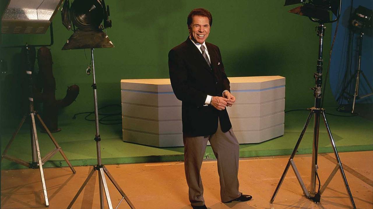 O apresentador Silvio Santos -