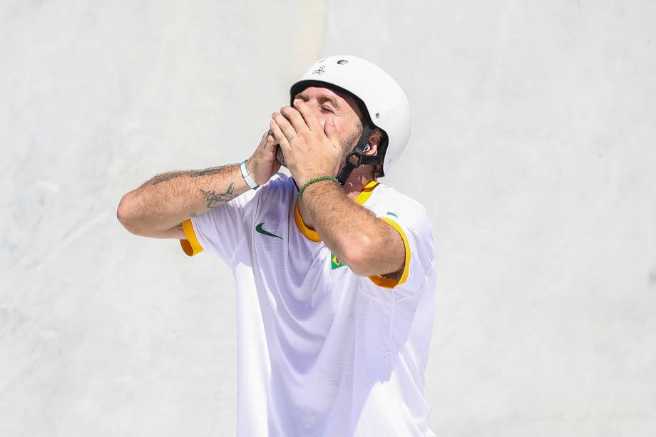 O skatista brasileiro Pedro Barros -