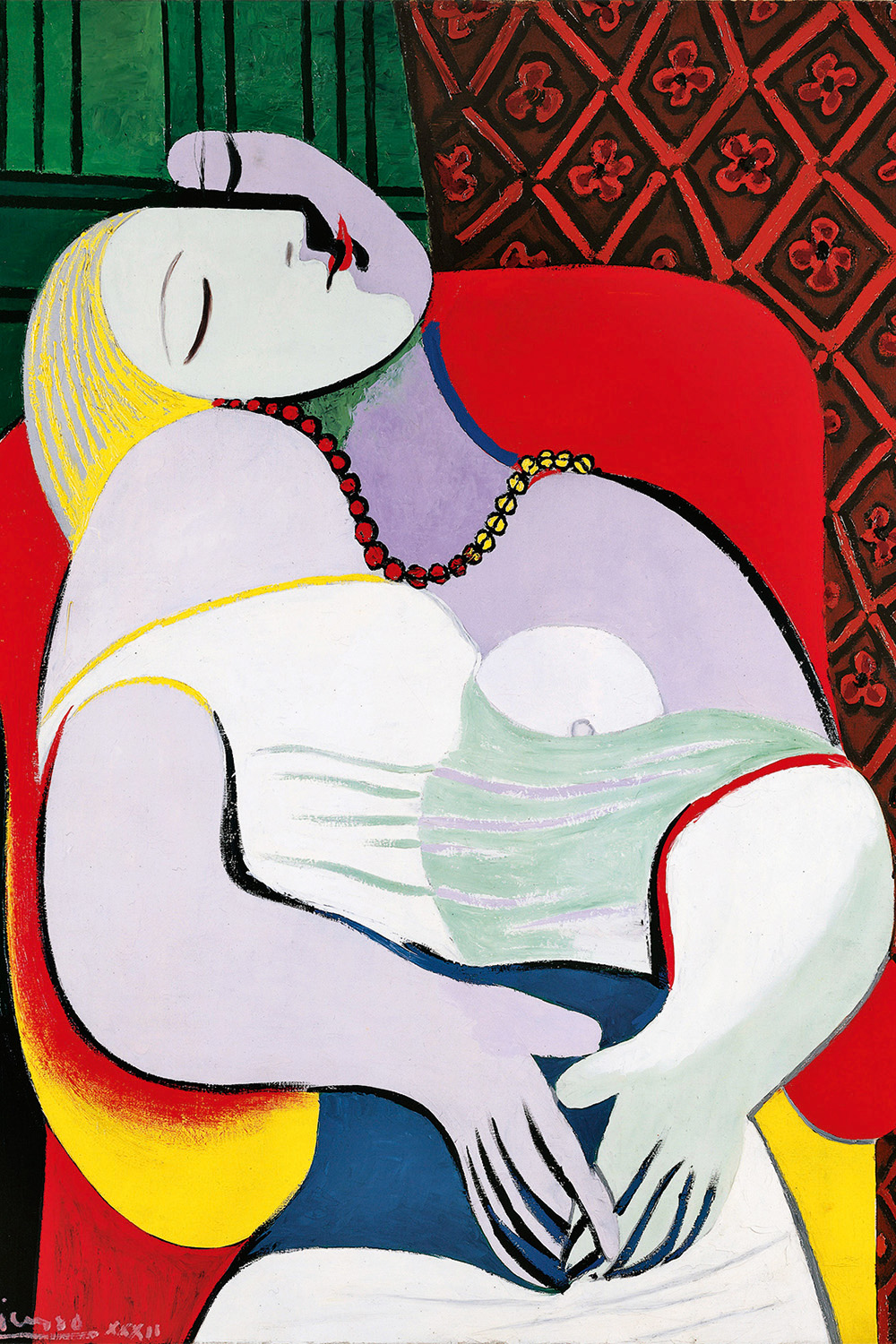 REPOUSO - O Sonho, de Picasso: retrato sereno da amante no universo onírico -