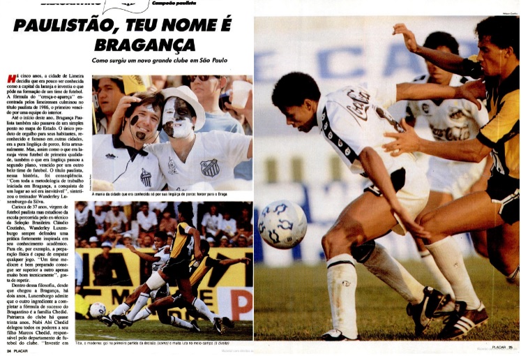 Bragantino foi destaque na edição dos campeões de 1990