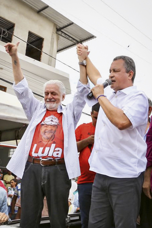 LONGEVIDADE - Wagner e Costa: os petistas comandam a Bahia desde 2007 -