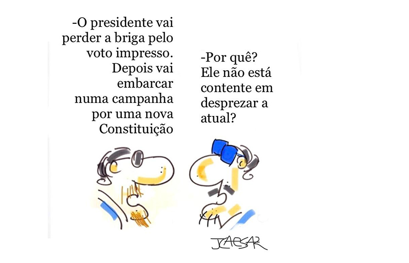 Charge Do Jcaesar Veja