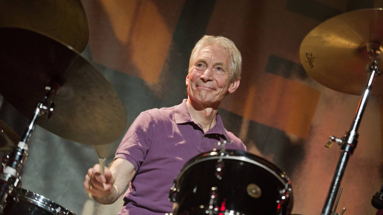 PARIS, FRANCE - OCTOBER 02: Charlie Watts performs with The A,B,C,D of Boogie Woogie at Le New Morning on October 2, 2011 in Paris, France. (Photo by David Wolff - Patrick/Redferns)
