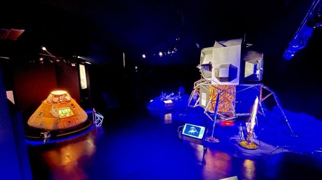 Exposição 'Space Adventure' traz réplicas e objetos originais da exploração espacial