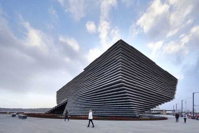 O museu V&A, na cidade de Dundee, na Escócia -