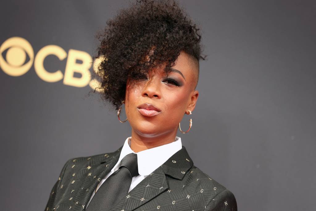 LOS ANGELES, CALIFORNIA - SEPTEMBER 19: Samira Wiley attends the 73rd Primetime Emmy Awards at L.A. LIVE on September 19, 2021 in Los Angeles, California. Rich Fury/Getty Images/AFP (Photo by Rich Fury / GETTY IMAGES NORTH AMERICA / Getty Images via AFP)