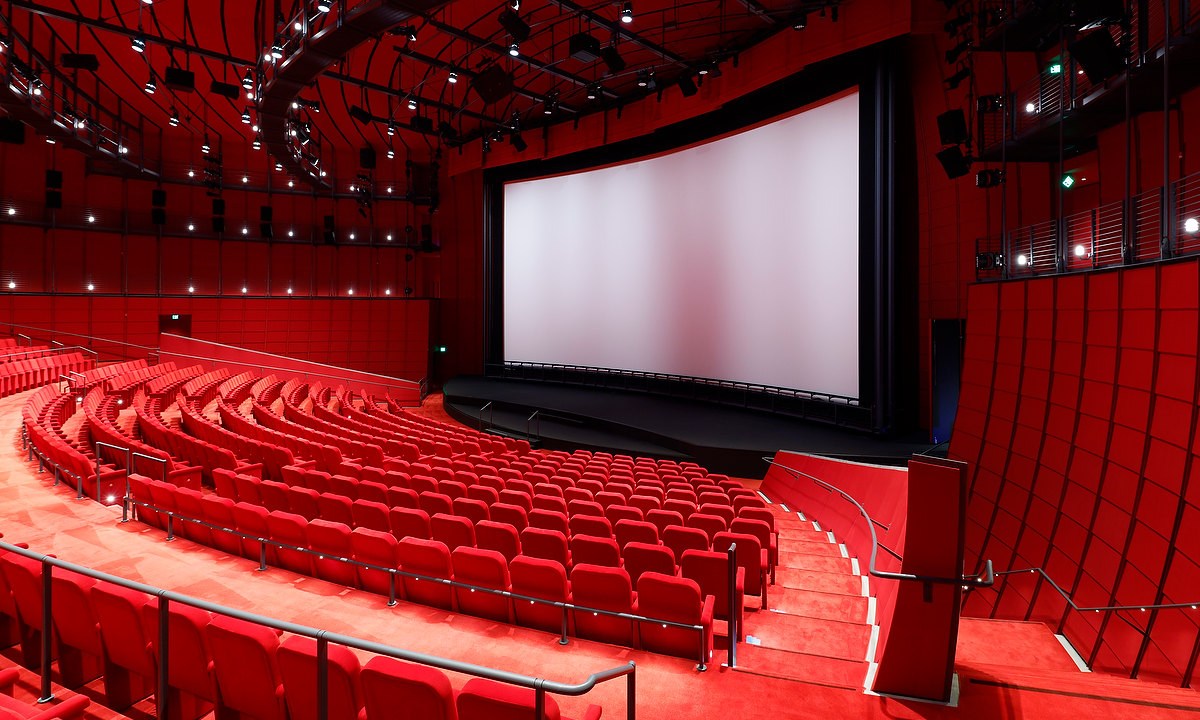 Sala de cinema do Academy Museum of Motion Pictures, em Los Angeles