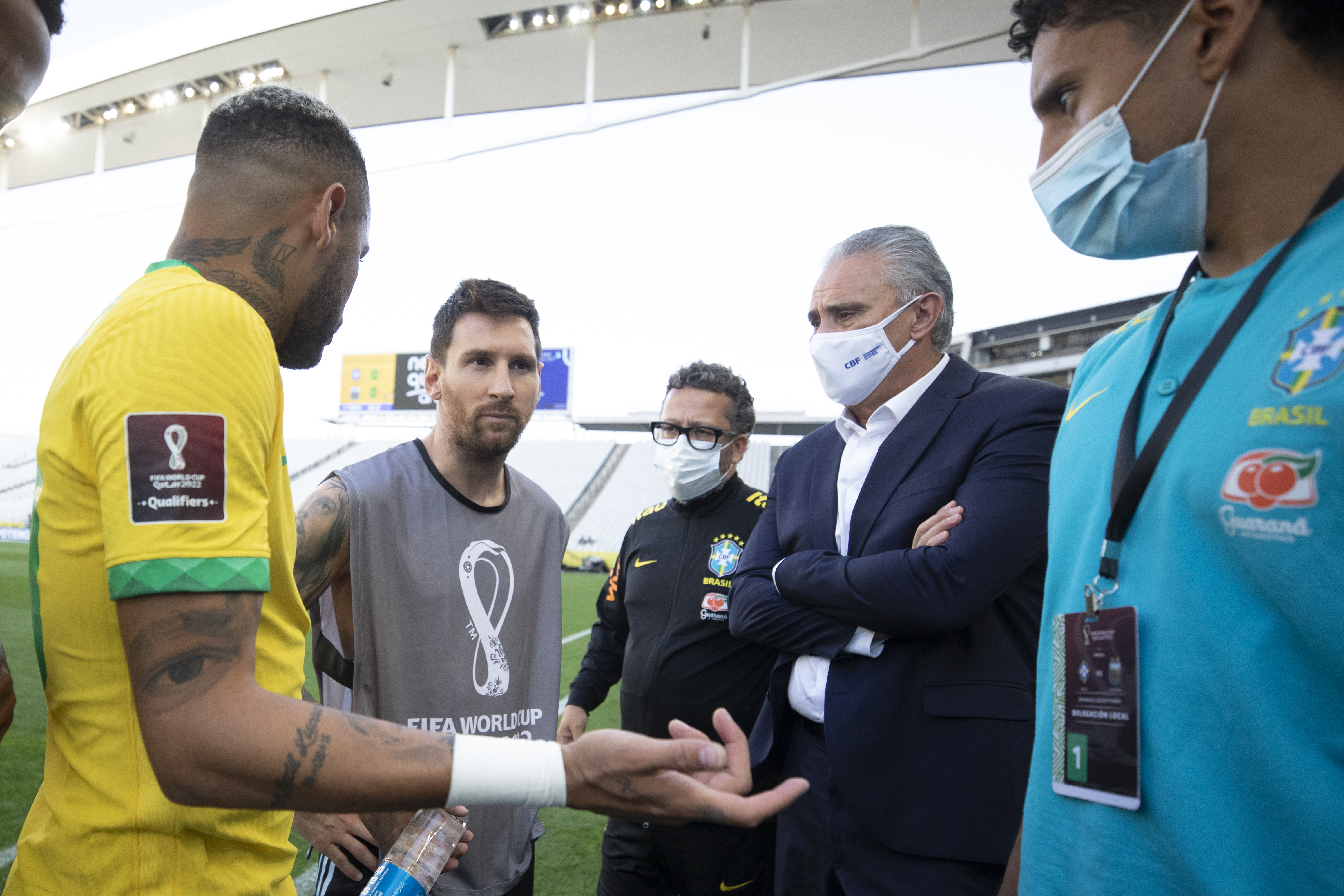 Jogo entre Brasil e Argentina foi suspenso