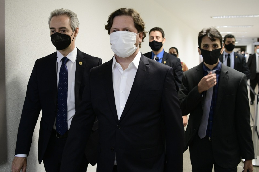 Danilo Trento chega ao Senado para depor à CPI da Pandemia - 23/09/2021 -