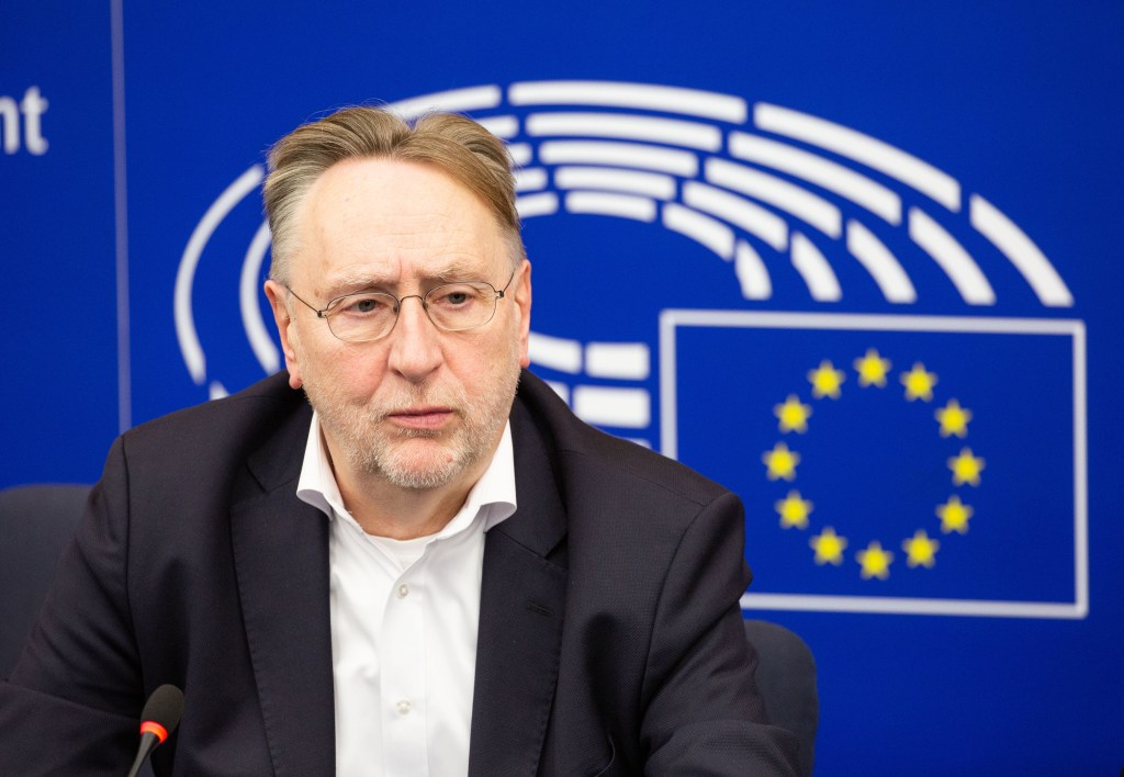 Presidente da Comissão de Comércio Internacional do Parlamento Europeu, Bernd Lange. 12/02/2020