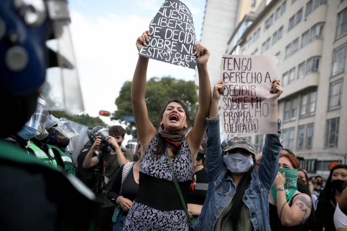 International safe abortion day protest in Mexico