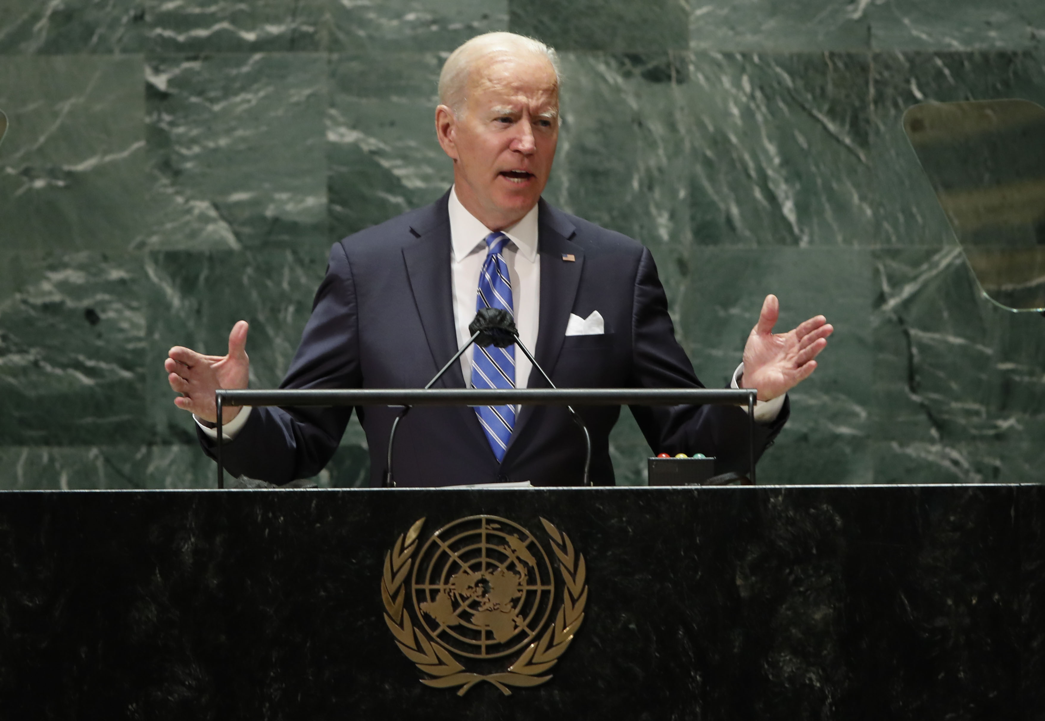Presidente dos EUA, Joe Biden, discursa na ONU. 21/09/2021