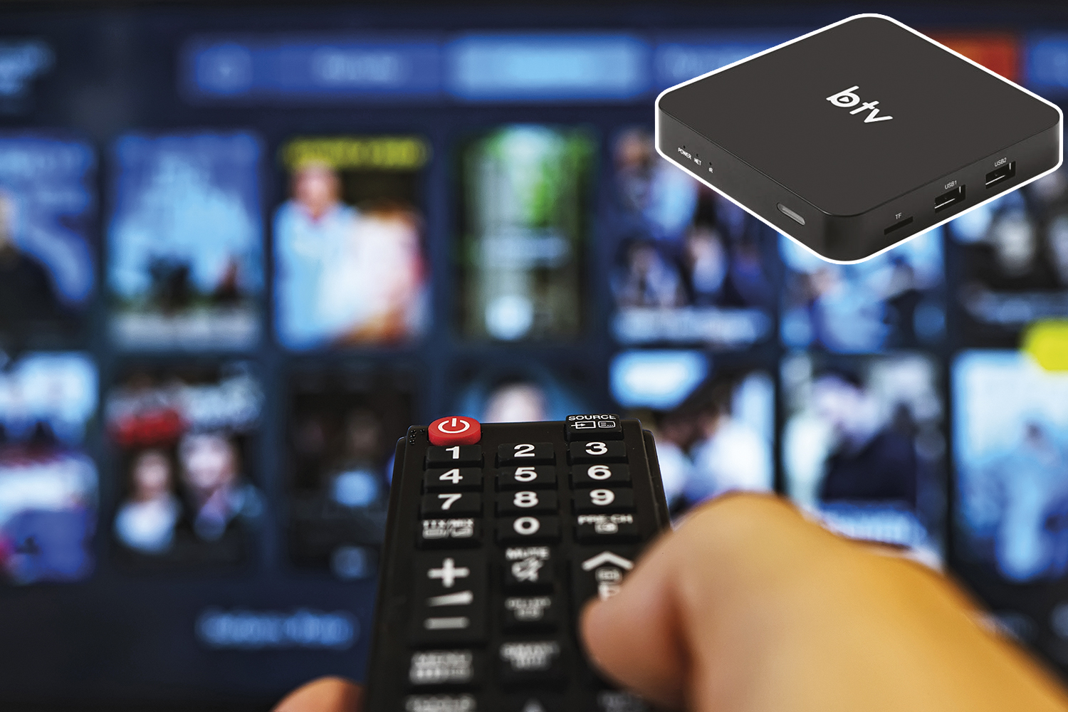 Aparelho Transforma Tv Smart Box Tv Séries Filmes Canais Nov