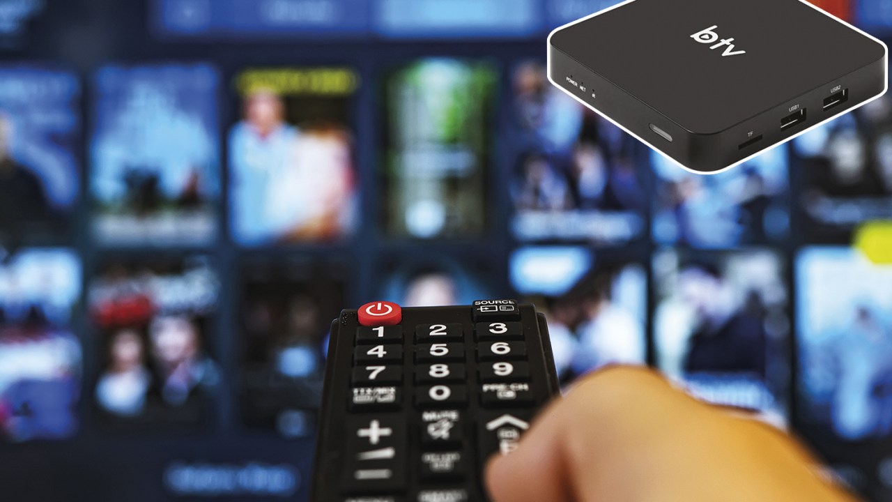 VERSÃO 2.0 - Cardápio ilimitado: aparelho de BTV dá acesso a canais e filmes, com mensalidade gratuita -