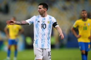 Lionel Messi na final da Copa América contra o Brasil