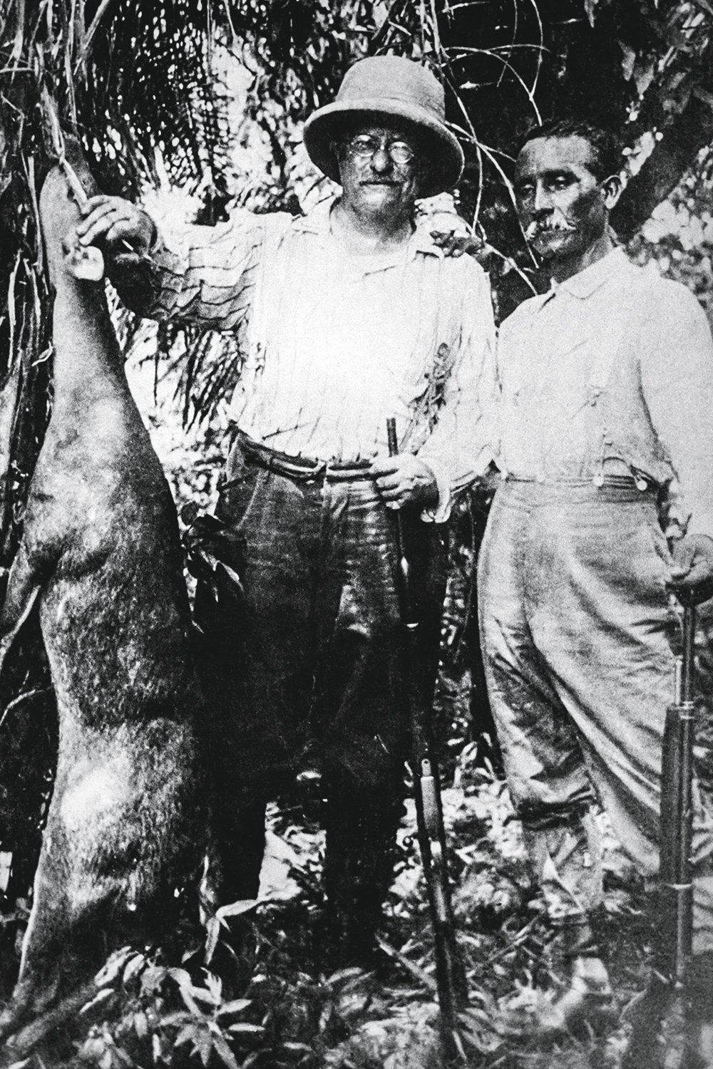 REGISTRO - Roosevelt e Rondon em 1914: parceria foi fruto de convivência divergente, mas respeitosa -