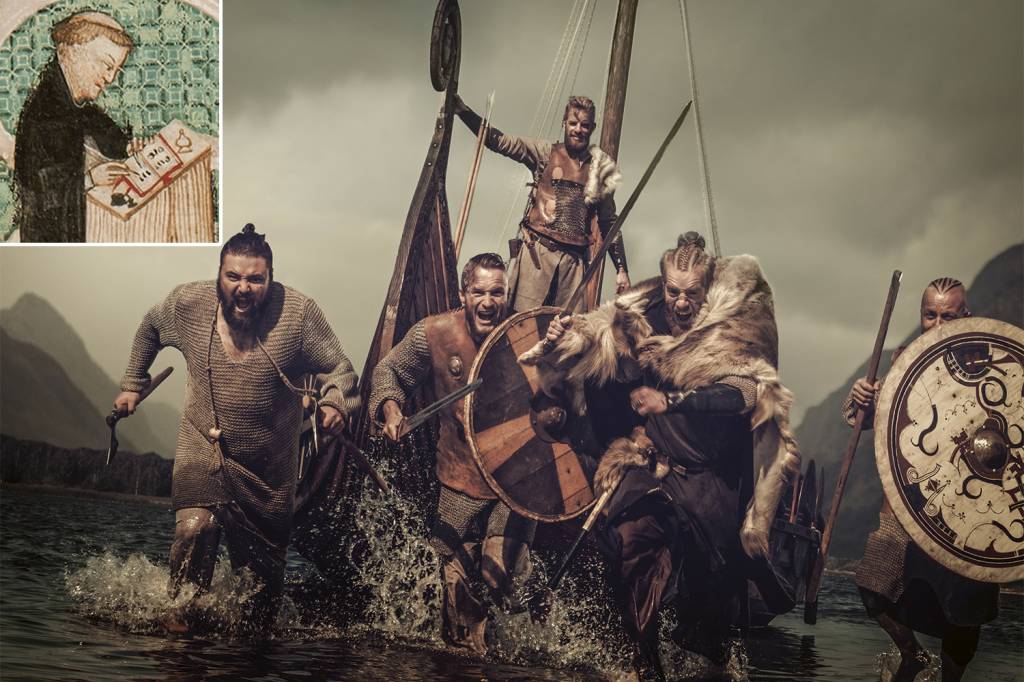 shutterstock_478449658.jpg CRONISTA - Fiamma (acima), em uma gravura de 1438: o dominicano fez menção às viagens dos vikings -