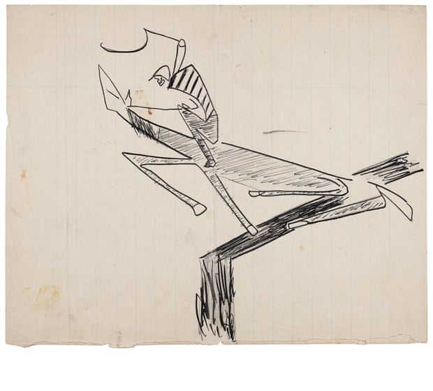 desenho kafka Desenho de Franz Kafka, em que um jóquei empunha um chicote montado a cavalo, que salta sobre um obstáculo