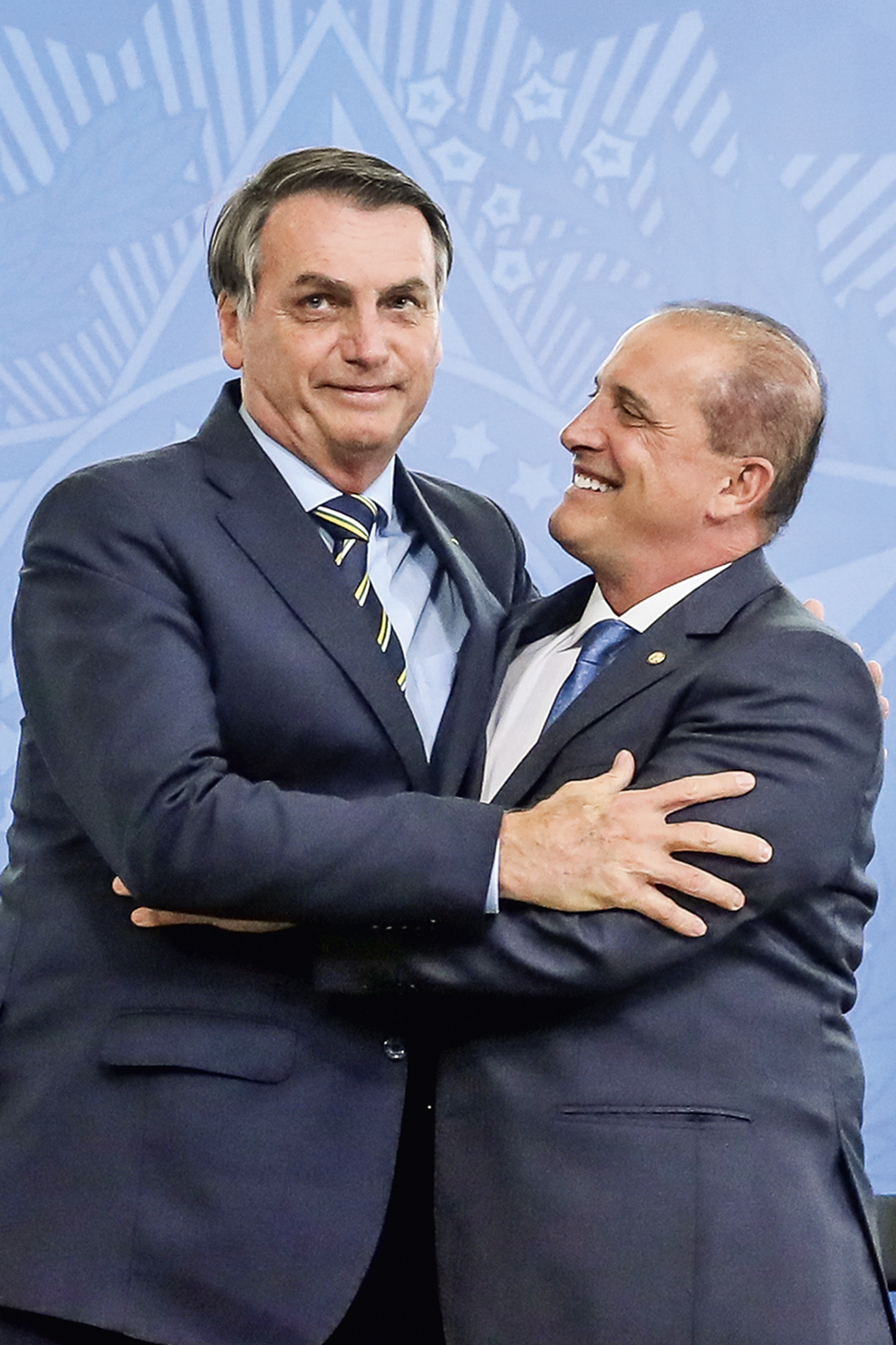 ALA CHAPA-BRANCA - Bolsonaro e Onyx: o ministro pode ser candidato pelo novo partido ao governo gaúcho -