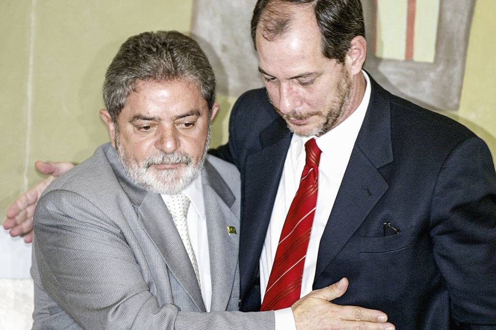 EX-AMIGOS - Lula e Ciro: o pedetista faz ataques ao petista, de quem foi ministro -