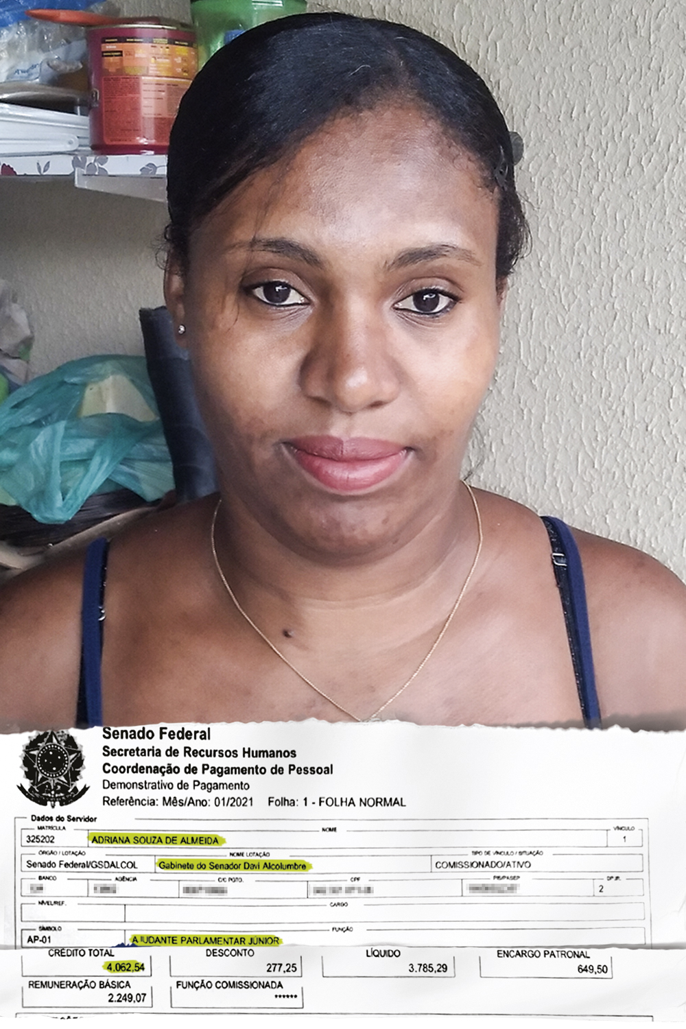 Adriana Souza de Almeida, 36 anos, dona de casa