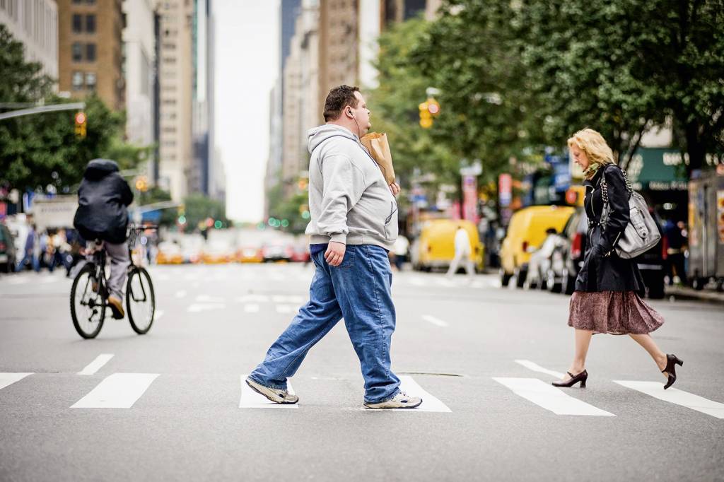 EUA-OBESOS-OBESIDADE-NOVA-YORK7.jpg EPIDEMIA - Números crescentes: 96 milhões de brasileiros estão acima do peso -