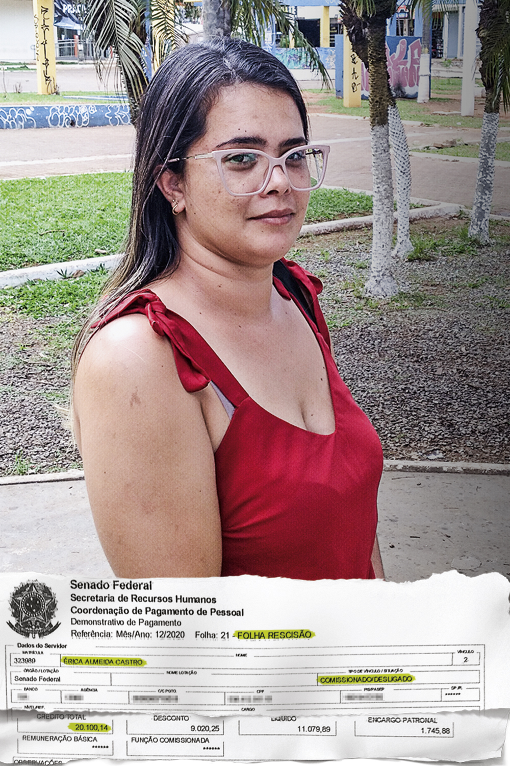 Erica Almeida Castro, 31 anos, estudante