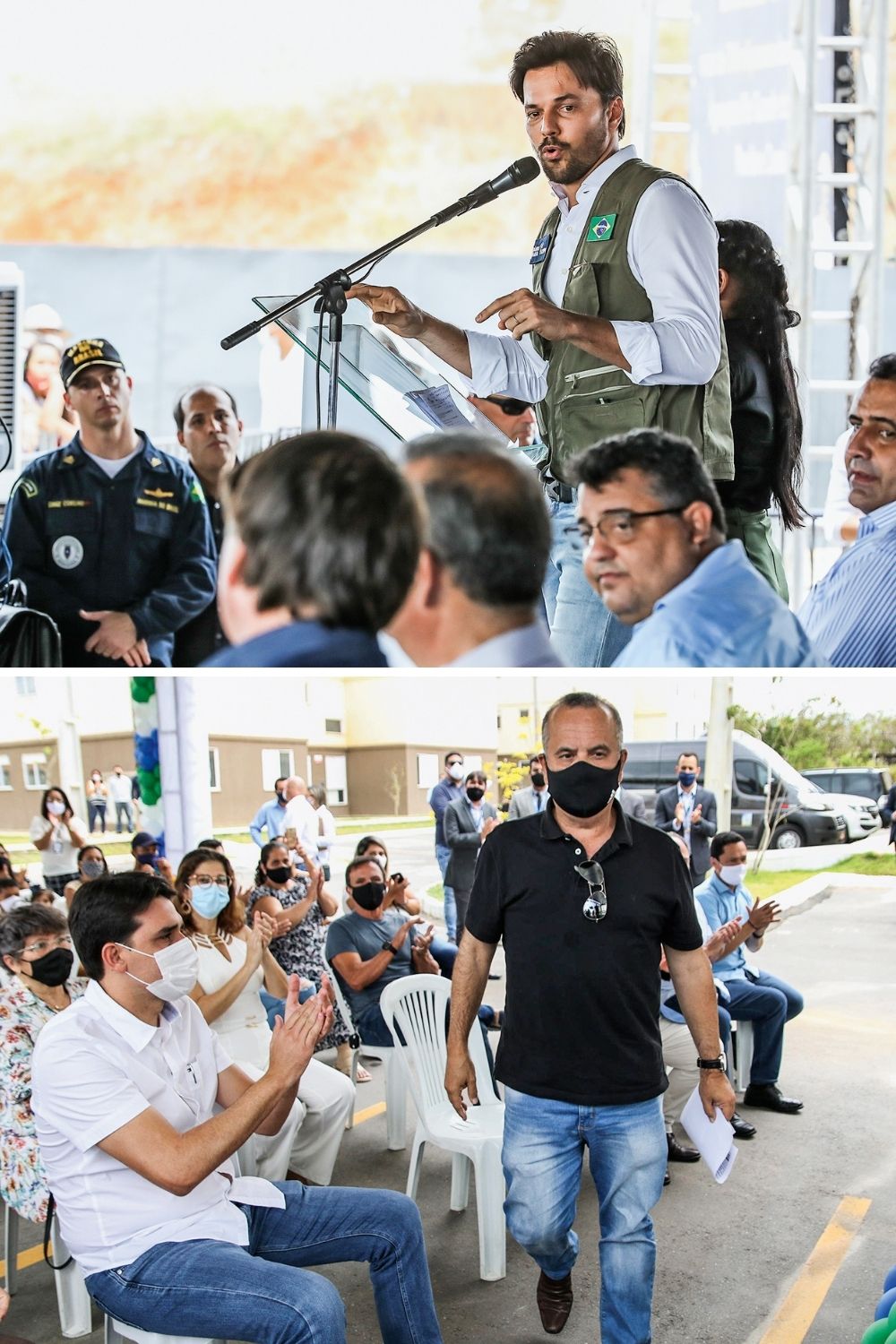 DISPUTA - Fábio Faria (acima) e Rogério Marinho (à dir.): dois ministros interessados na vaga de senador pelo Rio Grande do Norte -