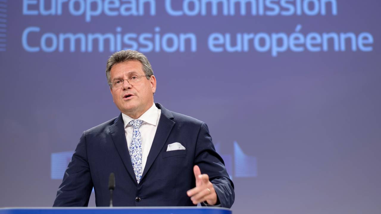 Vice-presidente da Comissão Europeia, Maros Sefcovic. 30/06/2021