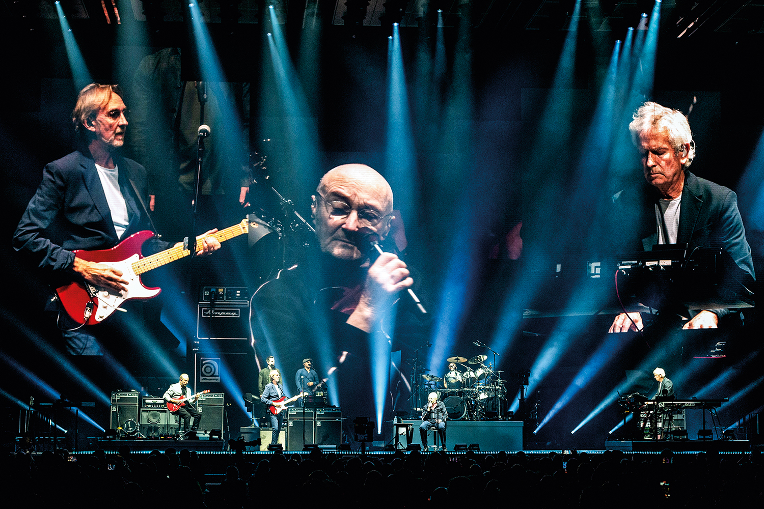 PERCALÇO - Genesis no Reino Unido: a turnê foi adiada porque quatro músicos da banda foram contaminados -