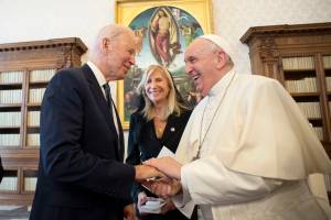 US President Biden Arrives At Vatican To Meet Pope Francis