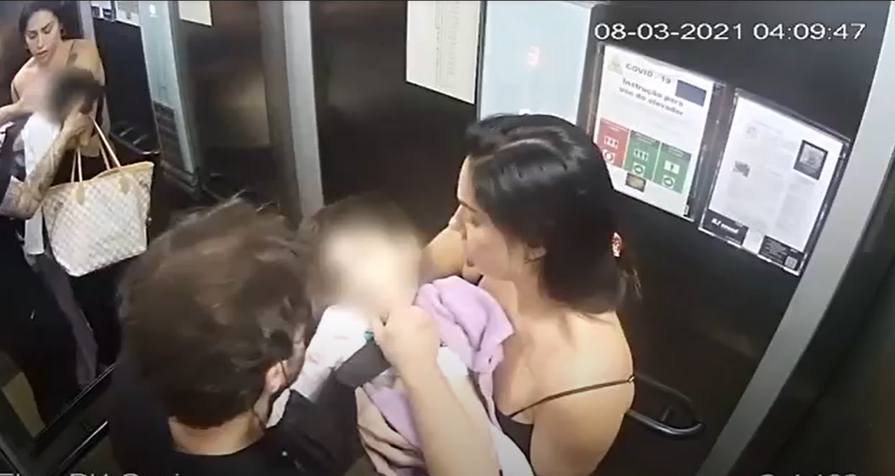 Vídeo mostra Jairinho e Monique descendo no elevador com o menino Henry Borel, assassinado na madrugada de 8 de março