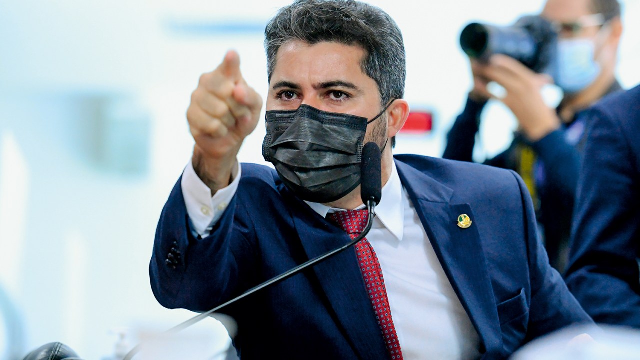 FOCADO - Marcos Rogério: o parlamentar diz que não espera apoio de Bolsonaro em razão de sua defesa do governo na CPI -