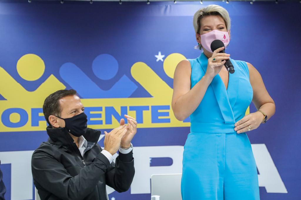 Evento de filiação de Joice Hasselmann no PSDB: a agora tucana será peça-chave na campanha de Doria