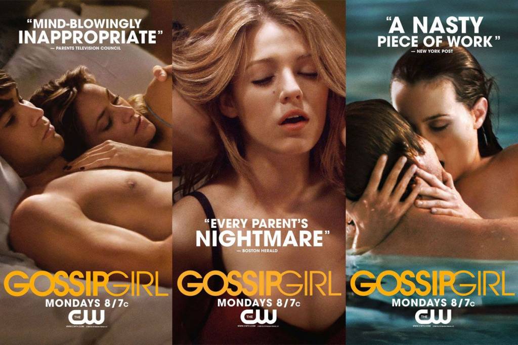 Cartazes de 'Gossip Girl': críticas negativas como campanhas promocionais