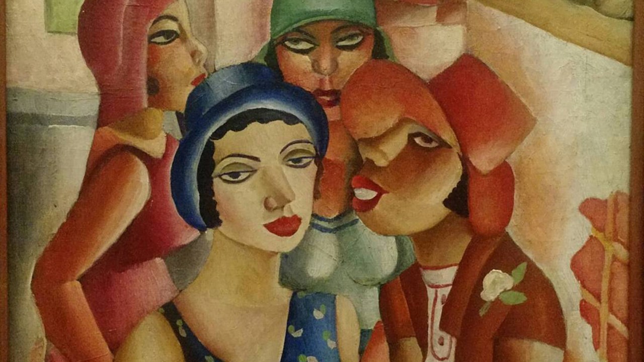 Cinco Moças de Guaratinguetá, 1930, de Di Cavalcanti -