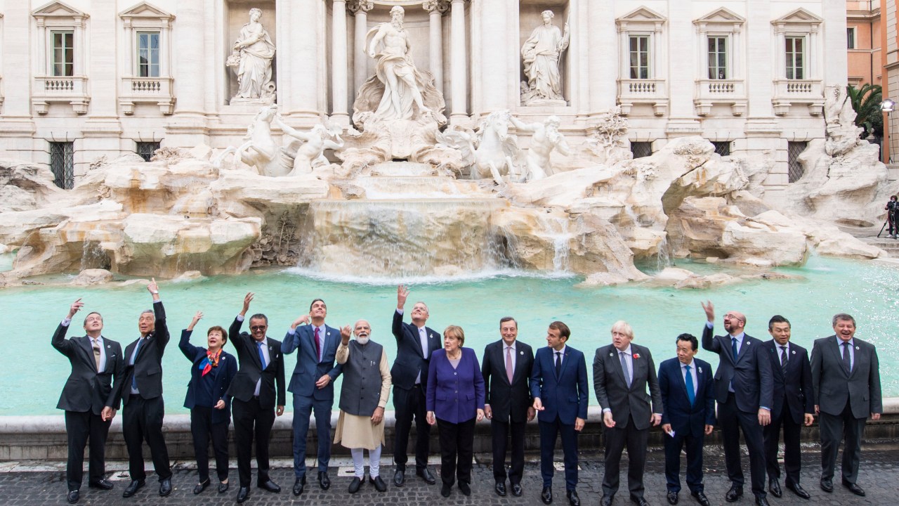 Edição de 2021 do G20 foi realizada em Roma, na Itália