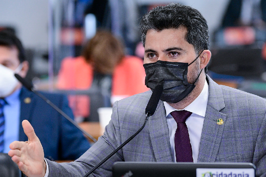 Senador Marcos Rogério (DEM-RO) se tornou o principal expoente na defesa do presidente nas sessões da CPI da Pandemia